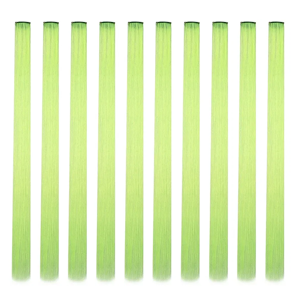 Color: 4/27HL, Stretched Length: 22inches, Ships From: CHINA - Synthetic 10 Pcs Straight Hair Extensions Clip in Hairpieces 22 Inch Hightlight Colorful Hair for Women Party Cosplay Gifts