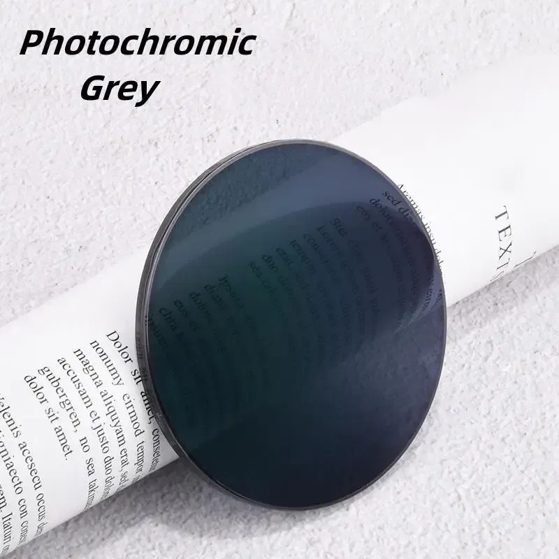 Lenses Color: black, Lens Index: 1.56 - FIRADA 1.56 1.61 1.67 1.74CR-39 Scratch-Resistant Aspherical Optical Prescription Myopia Reading Photochromic Sunglasses Lens
