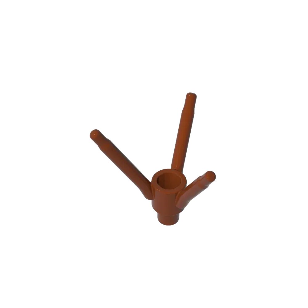 Color: green - Gobricks GDS-90486 Plant, Flower Stem with Bottom Pin compatible with lego 24855 Assembles Building Blocks children's toys