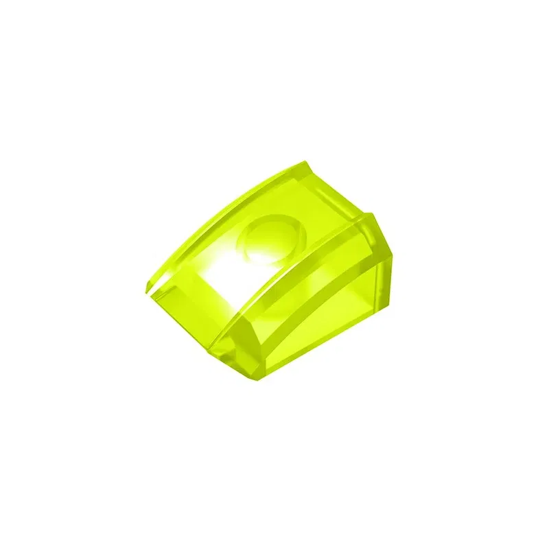 Color: Gold - Gobricks GDS-1015 Slope, Curved 2 x 2 Lip compatible 30602 47904 pieces of children's DIY