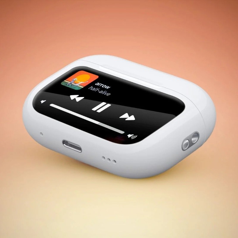 Touch Screen Bluetooth Headset - TWS with Active Noise Reduction