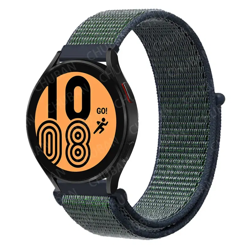 Band Color: Silver Yellow, Band Width: 20mm - 20mm/22mm nylon Band