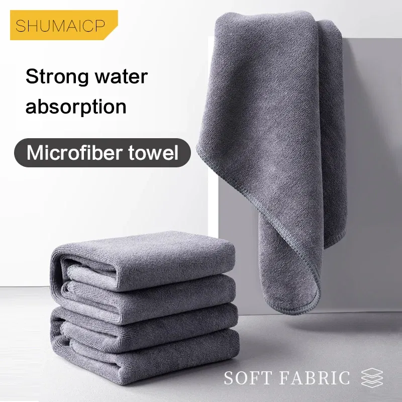 Color: COLORLESS - High-end Microfiber Auto Wash Towel Car Cleaning Drying Cloth Hemming Car Care Cloth Detailing Car Wash Towel