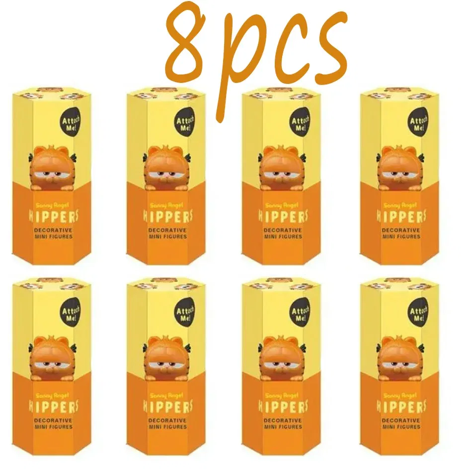Color: Brown - Nieuwe Garfield Sonny Angel Blind Box Capybara Anime Figuren Ornamenten Poppen Fans Kinderen Kerstcadeau