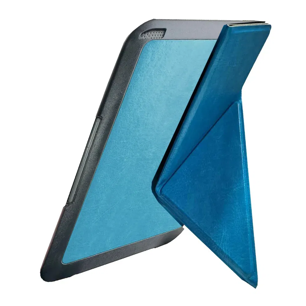 Color: SKY BLUE - Lightweight Stand Case For Kindle Keyboard 3rd Gen Leather Cover Reader Kindle3 Kindle D00901 Flip Folio Magnetic Closure