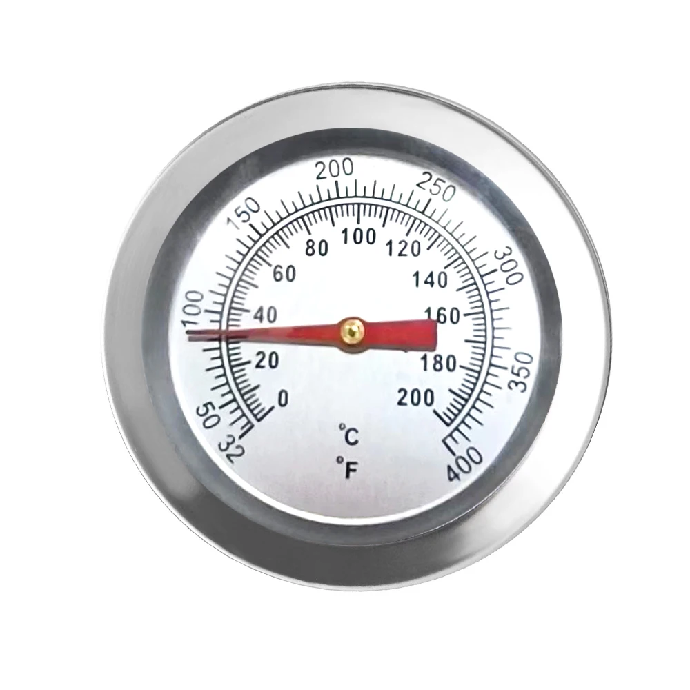 0?°C~200?°C/32-400?°F Milk Coffee Temperature Meter Food Meat Gauge Kitchen Oil Frying Pan Fryer Thermometer 200MM Sensor Probe