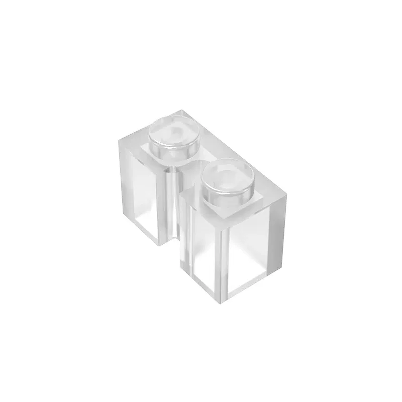 Color: Pink - Gobricks GDS-798 BRICK 1X2 W. GROOVE compatible with lego 4216 children's toys Assembles Building Blocks Technical