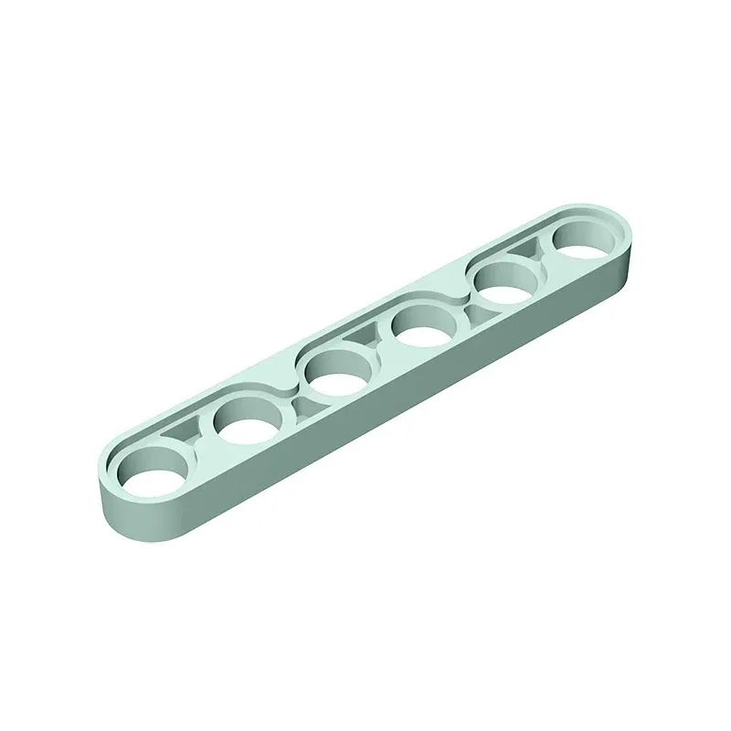 Color: Dark Khaki - Gobricks GDS-694 Technical, Liftarm Thin 1 x 6 compatible with lego 32063 pieces of children's DIY Building Blocks Technical