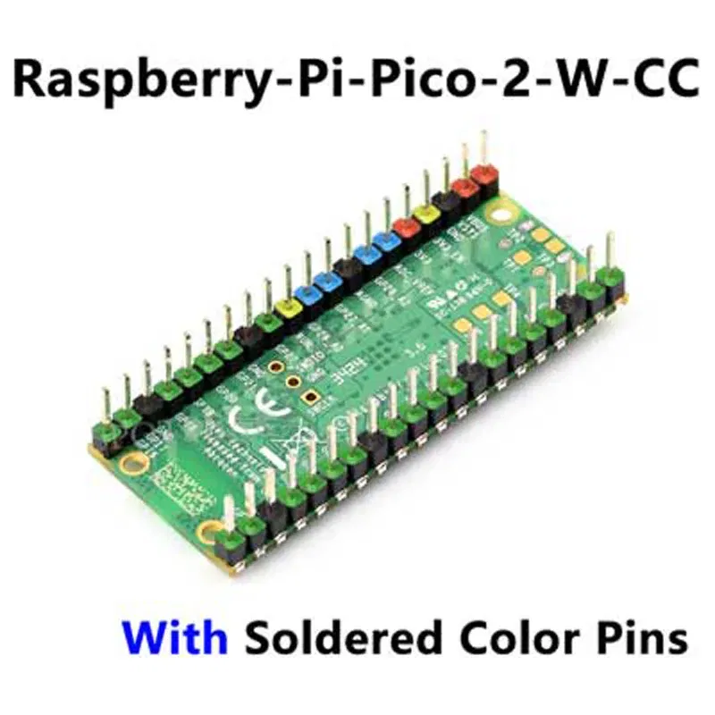Color: GRAY - Raspberry Pi Pico 2 RP2350 Pico2 Optional Pico2W 2 W ARM Cortex-M33 And RISC-V Hazard3 520KByte 4MByte QSPI Flash