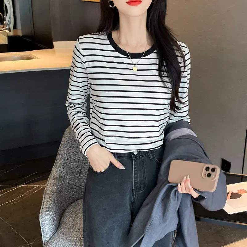Color: green, Maternity Size: M - Striped Cotton Maternity Nursing Tees Casual Long Sleeve Breastfeeding T Shirts For Pregnant Women After Delivery Lacation Tops