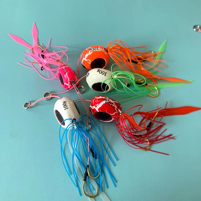 Color: Blue, Size: 120mm, Ships From: CHINA - Testar Luminous Tenya 40g 60g 80g 100g Glow Kabura Sea Jig Madai Boat Fishing Lure Tai Rubbler Skirt for Slider Snapper Pesca