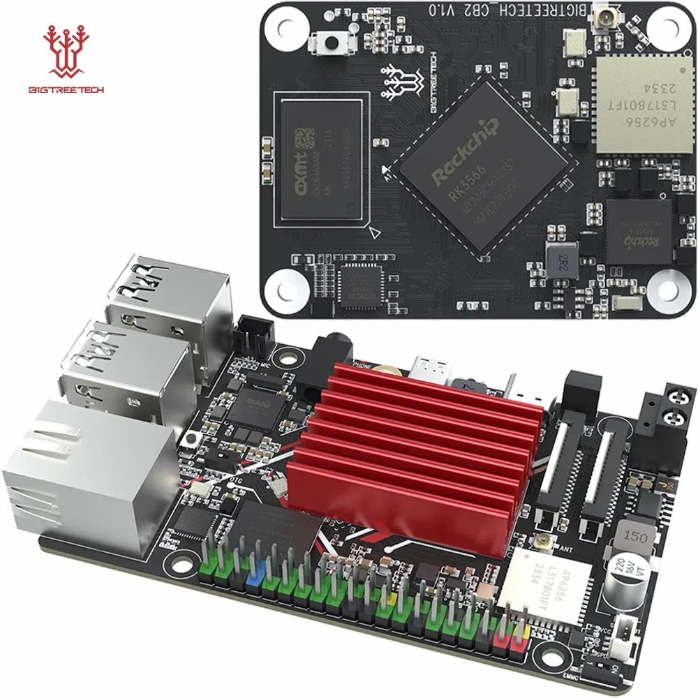 Color: PURPLE - BIGTREETECH BTT Pi 2 CB2 Control Board RK3566 2GB LPDDR4 32GB eMMC CSI DSI Interface For Klipper VS Raspberry PI Octopus Pro