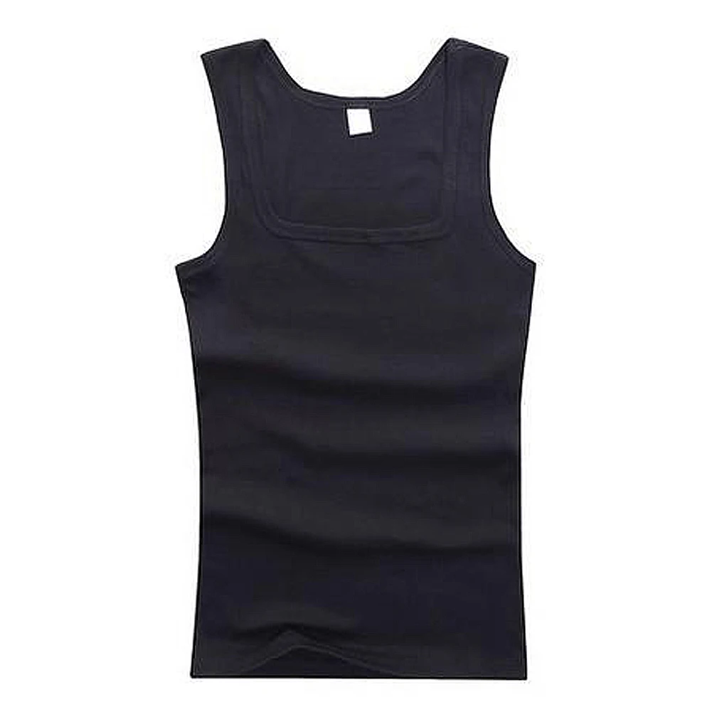 Color: black, Size: M - 2024 Summer Plus Size Men Clothing Tank Tops Black White Gray Singlets Sleeveless Fitness Men Vest Casual Bodybuilding Vest New