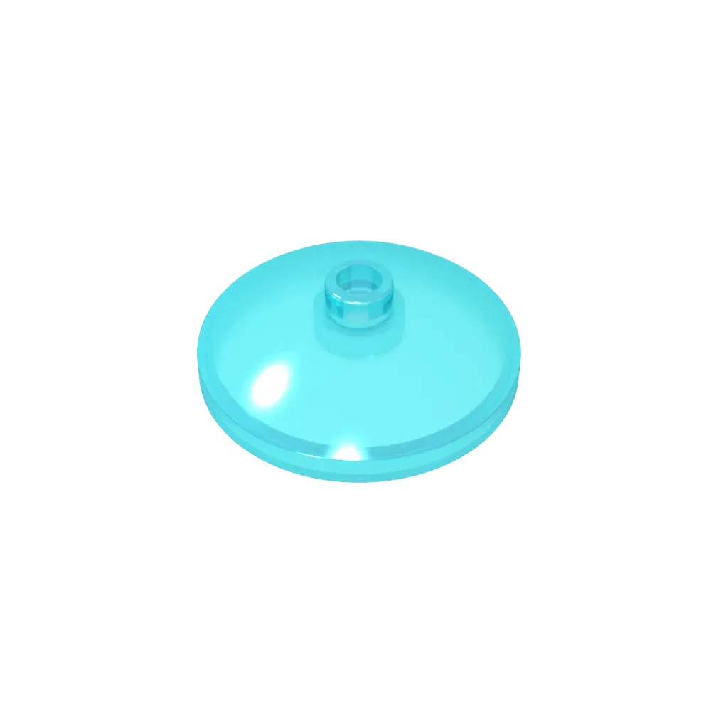 Color: DEEP BLUE - Gobricks GDS-978 Dish 3 x 3 Inverted (Radar) compatible with lego 43898 35268 DIY Educational Building Blocks Technical