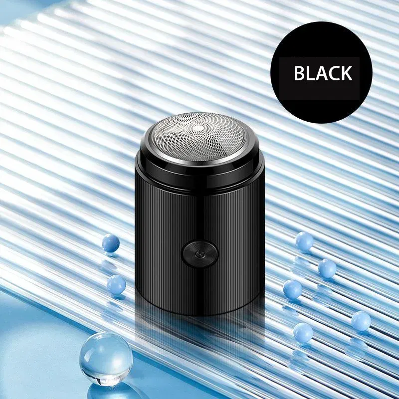 Color: Orange - Xiaomi Men's Electric Shaver Mini Travel Beard Razor Shaving Machine Wet-Dry Dual Use Washable USB Rechargeable Hair Trimmer