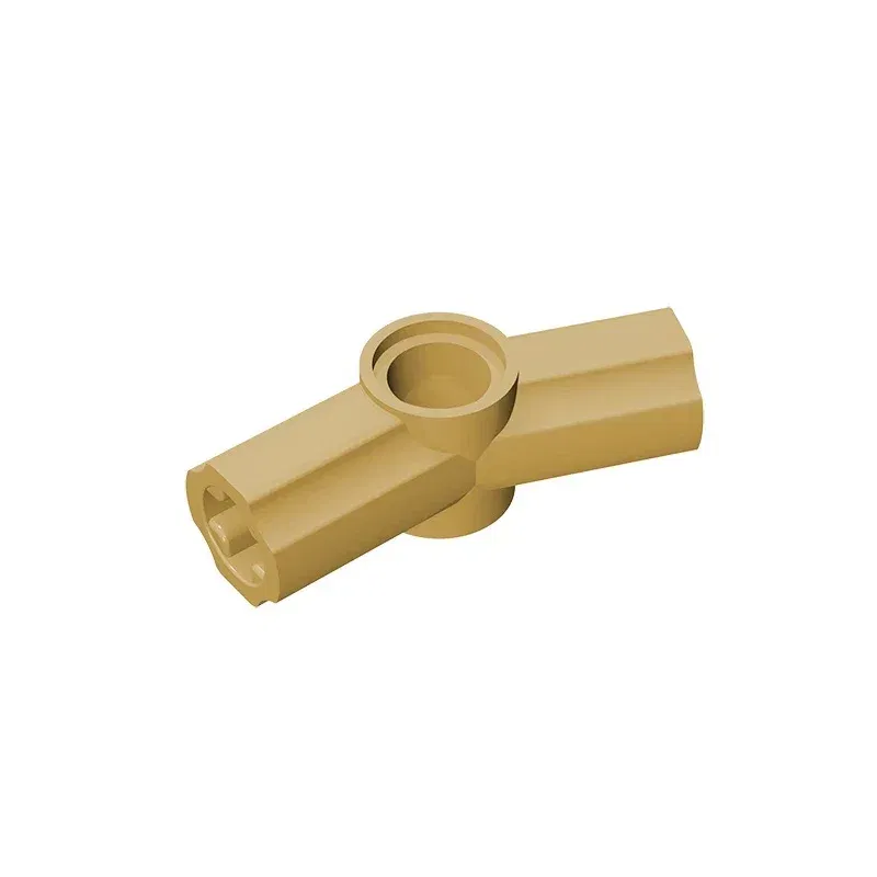 Color: Silver - Gobricks GDS-918 Technical, Axle and Pin Connector Angled #3 - 157.5 degrees compatible with lego 32016 Building Blocks