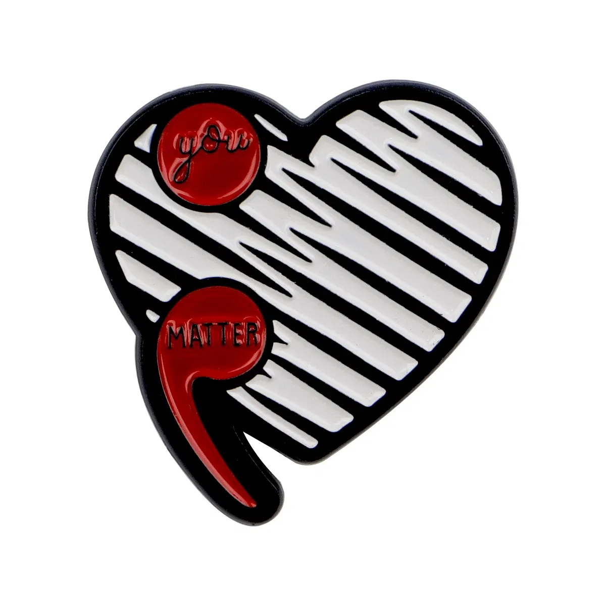 Metal color: Pure Gold Color - Cartoon Duck Possum Quotation Lapel Pins for Backpack Metal Enamel Pin Brooch on Clothes Men Women Badges Accessories Gift