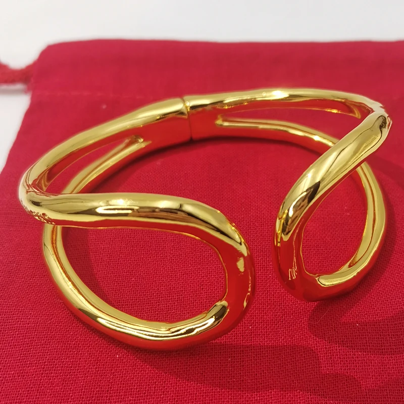 Metal Color: Antique Copper Plated - gift of New Hot Spanish jewelry lightweight luxury jewelry bracelet ladies party exquisite accessories high-quality gifts