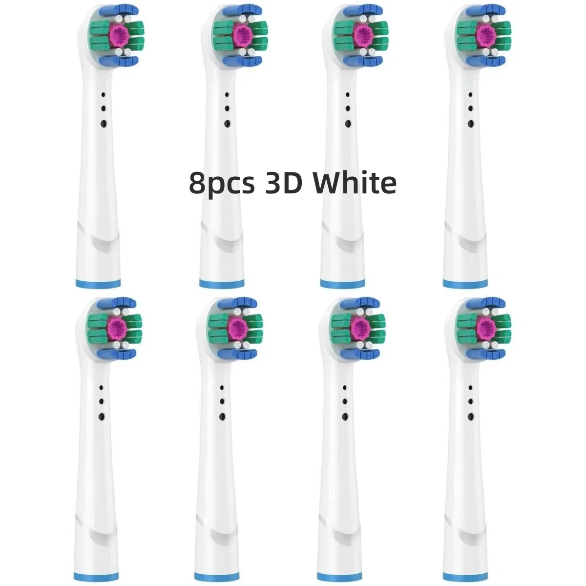 Color: Red - Toothbrush Replacement Heads Refill for Oral B Electric Toothbrush Pro1000 Pro 3000 Pro5000 Pro7000 Vitality Floss Action