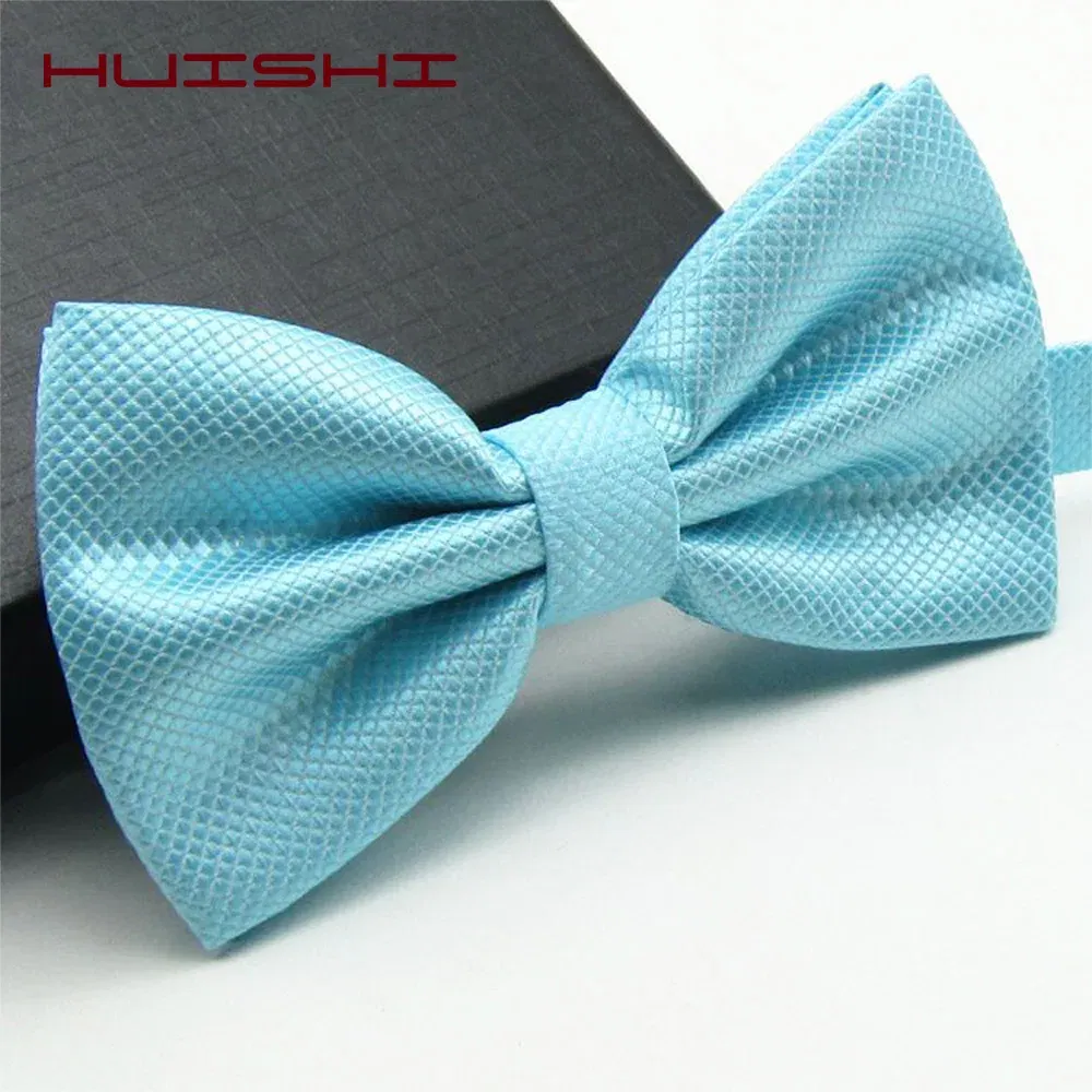 Color: Lavender, Ships From: CN - HUISHI Bowtie Men Ties Fashion Butterfly Party Wedding Bow Tie For Men Women Candy Solid Color Bowknot Wholesale Accessories Tie