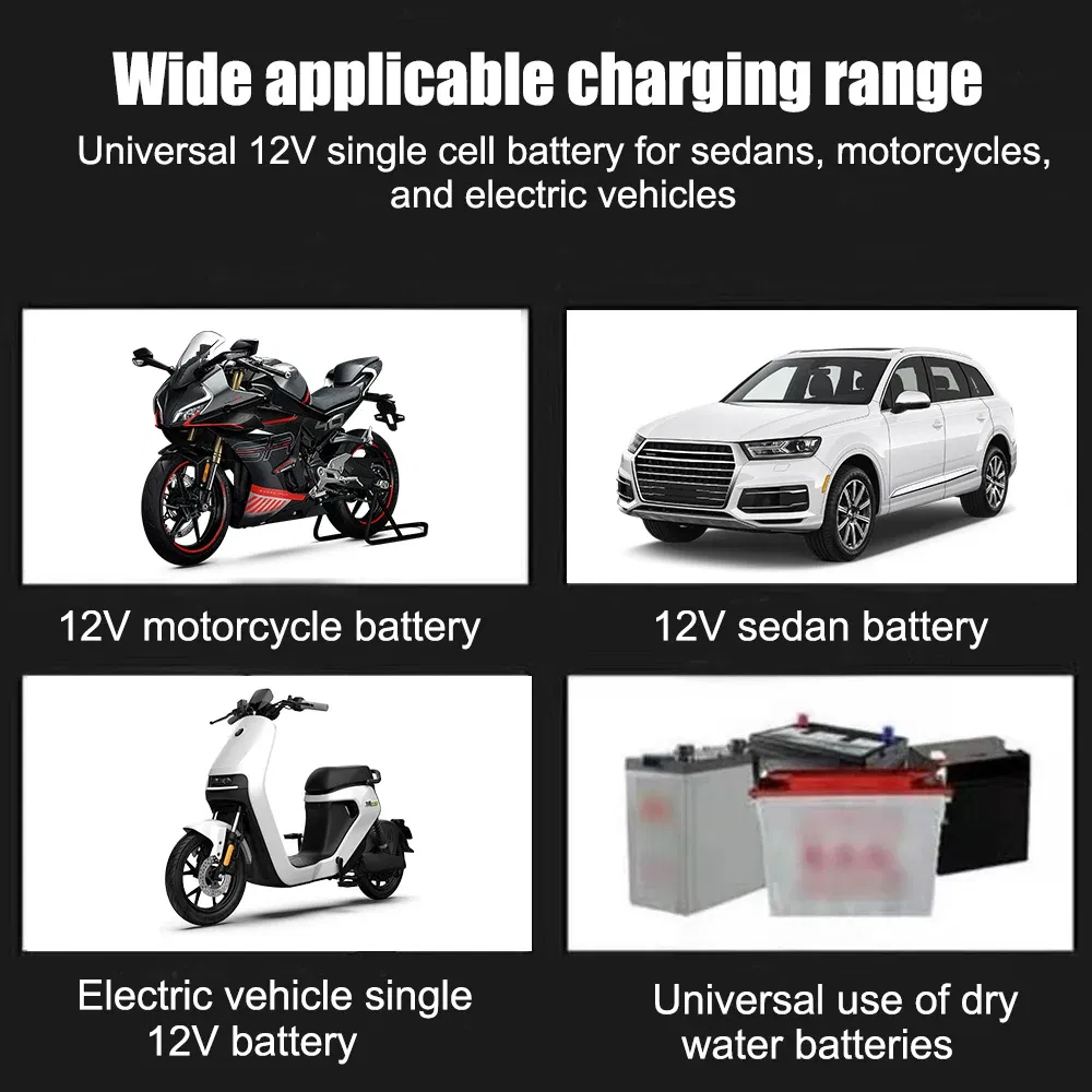 Color: Yellow - 12V 2A Car Battery Charger 220V Power Puls Repair Charger Wet Dry Lead Acid Battery LED Display Moto Truck Battery Charger