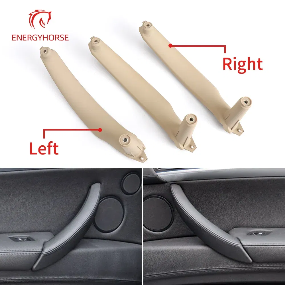 Color: Beige, Ships From: CHINA - Interior Left Right Passenger Door Pull Handle Inside Cover Panel Trim Replacement For BMW X5 X6 E70 E71 E72 51416969401 402