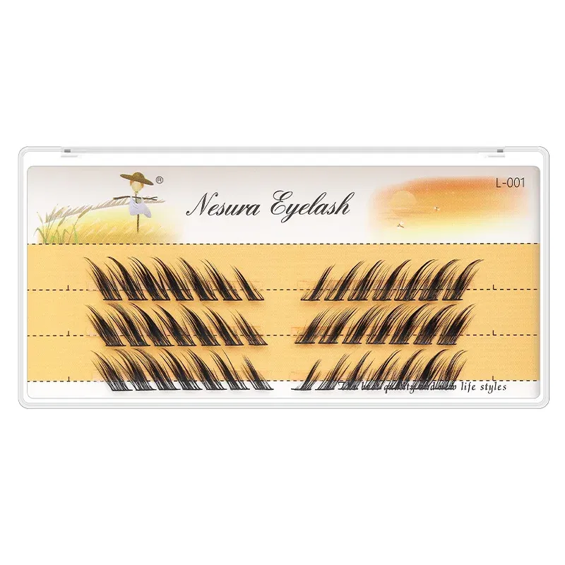 Length: MIX - Grafting World Fox Style False Eyelashes European American Tail Elongated Little Devil Ancient Style Slanted Flying  Eyelashes