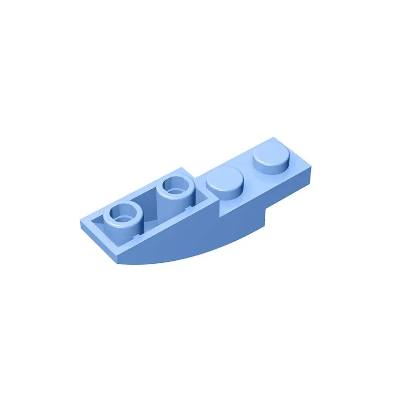 Color: army green - Gobricks GDS-731 BRICK 1X4X1 INV. BOW compatible with lego 13547 children's DIY Educational Building Blocks Technical