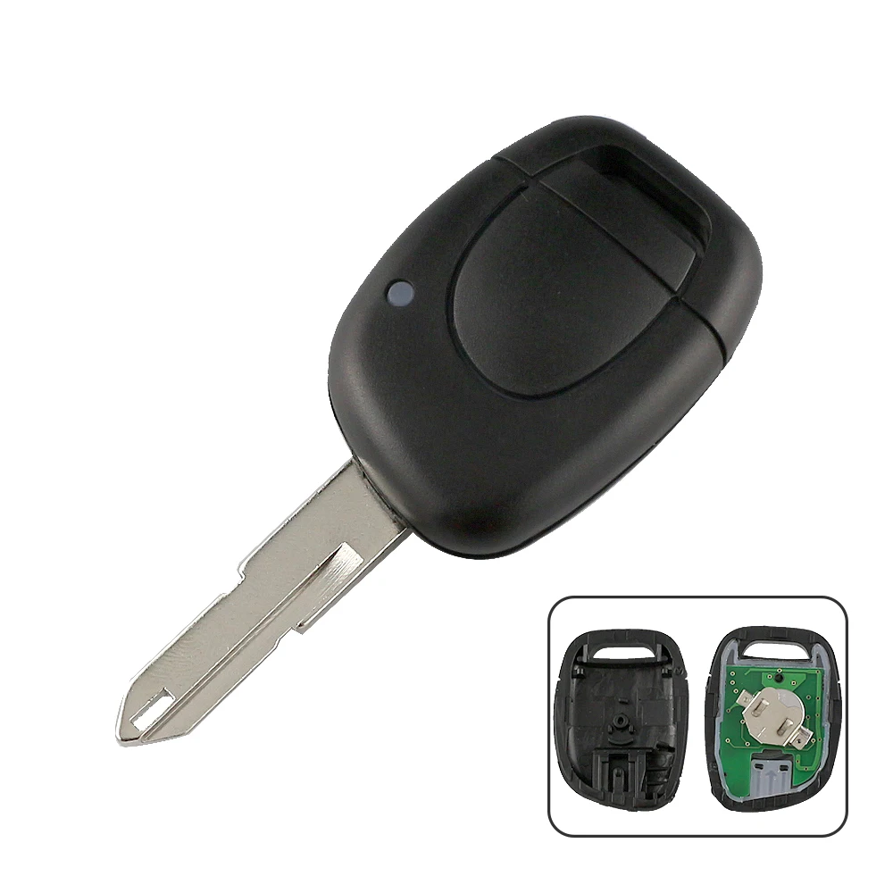 Color: GRAY - Car Remote Key For Renault Clio II Master Twingo Kangoo 1 2 3 Simbol Scenic Laguna Espace Trafic 433Mhz ID46 VAC102/NE73 Blade