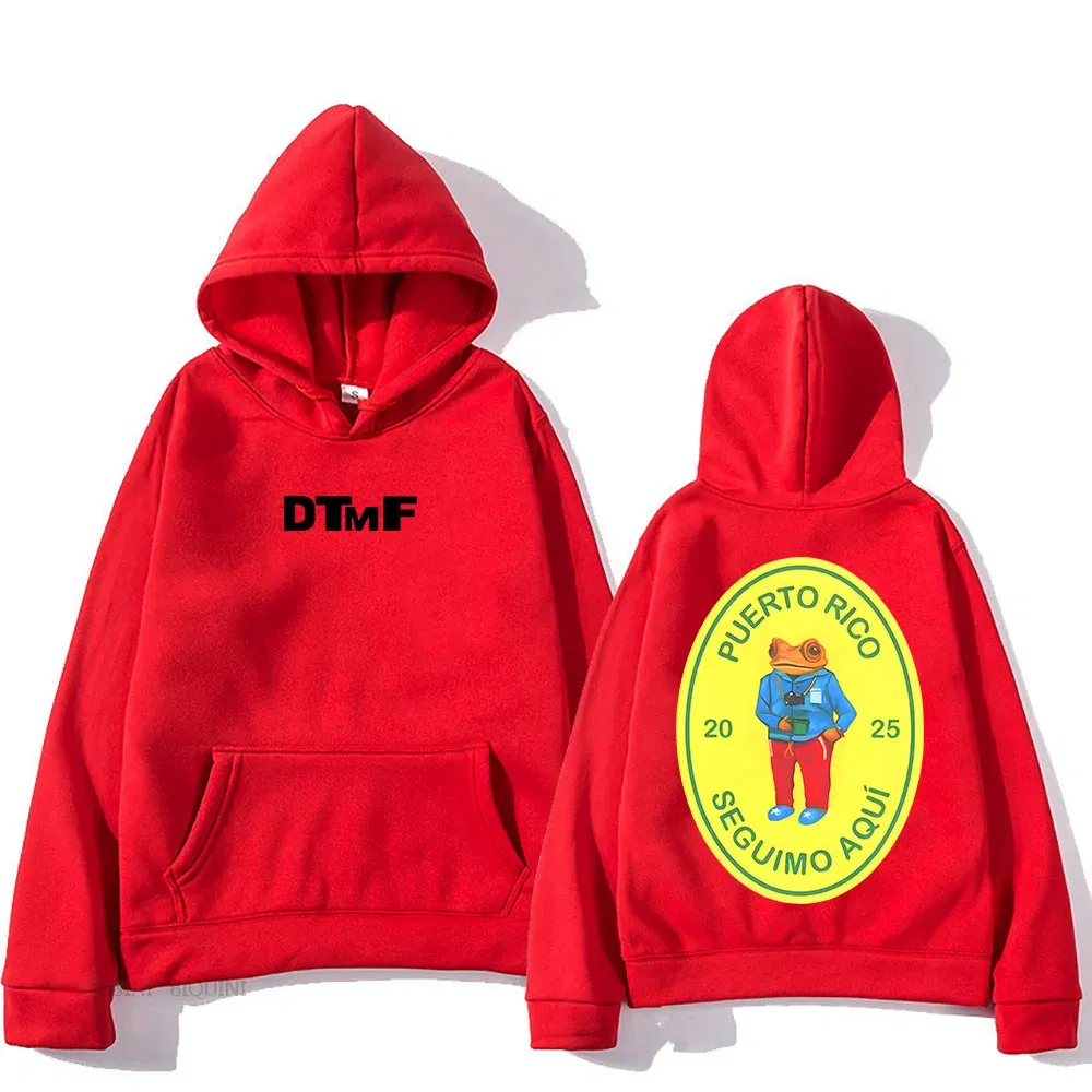 Color: Champagne, Size: M - DTMF Deb? Tirar Más Fotos 2025 New Album Hoodies Bad Bunny Singer Printing Sweatshirts Men Women Clothing Sudaderas Hombre Male