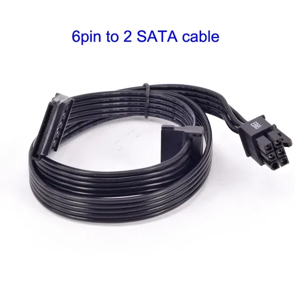 Color: black, Cable length: Other - For Seasonic FOCUS PLUS Gold FX Peripheral 4 Pin SATA IDE PCIe CPU Main Power ATX 24 Pin GPU VGA Card Power Supply Mining Cable