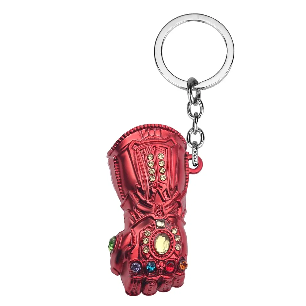 Color: Navy Blue, Ships From: CHINA - Avengers Thanos Infinity Gauntlet Keychain Disney Superhero Iron Man Infinity Gloves Keyrings Car Pendant Key Holder Accessories
