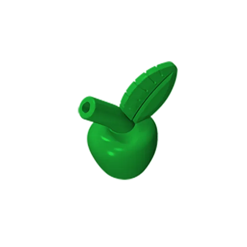 Color: green - Gobricks GDS-1447 Apple  compatible with lego 33051 children's DIY Educational Building Blocks Technical