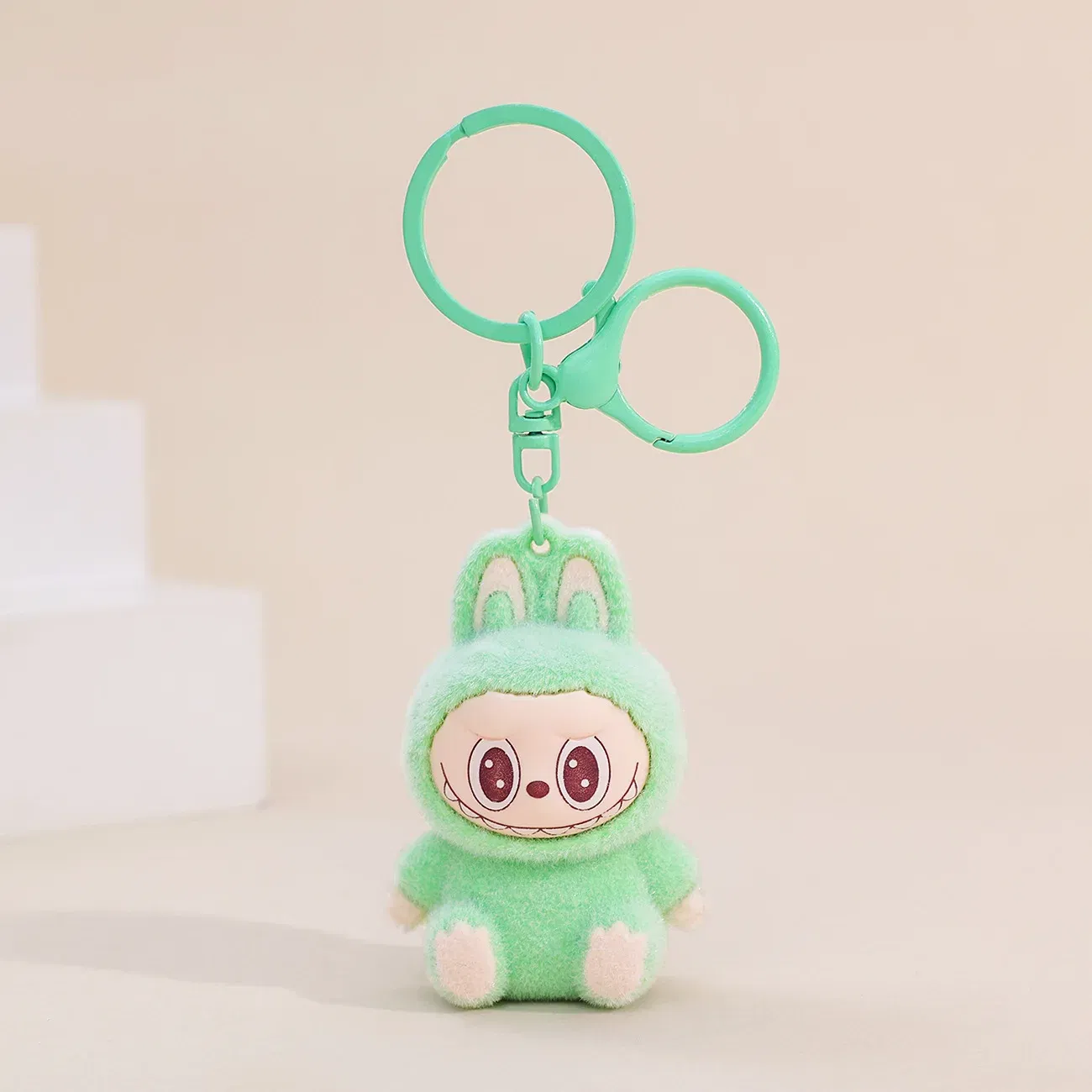 Color: PURPLE, Ships From: CHINA - New Cute Cartoon Labubu Phone Chain Hanging Rope Keychain Backpack Pendant Shoulder Bag Ornament Gift for Girlfriend