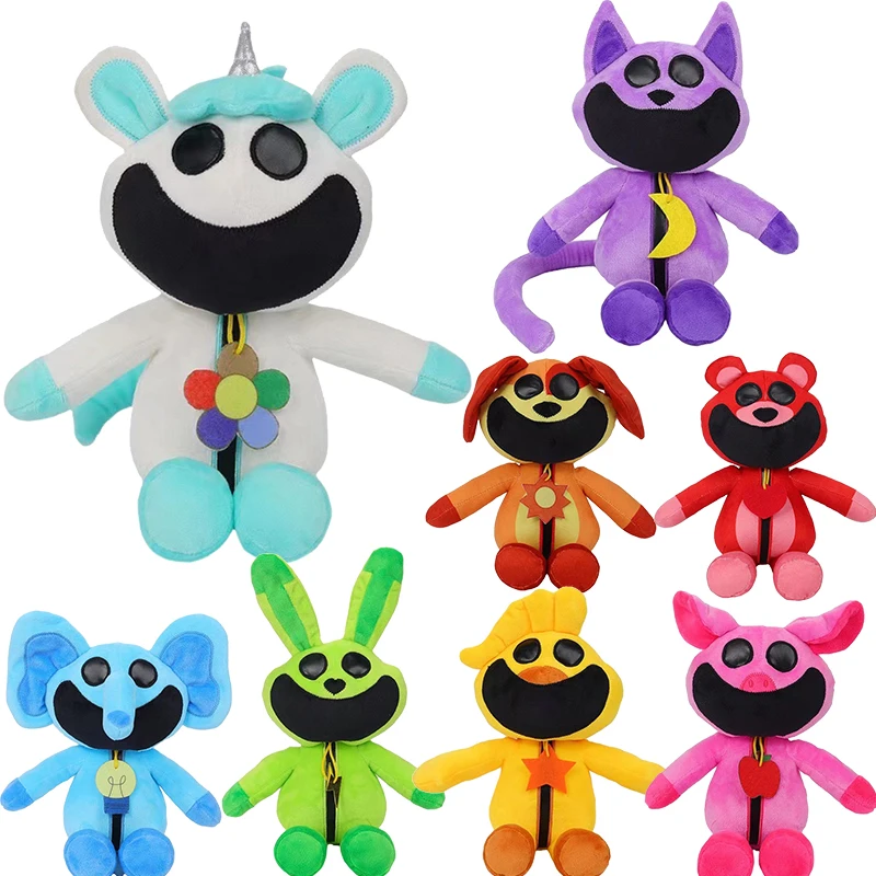 Color: FireBrick - Smiling Critters Plush Toys Catnap Dogday Stuffed Dolls Cartoon Aminal Game Peripherals Plush Toys Kids Birthday Christmas Gifts