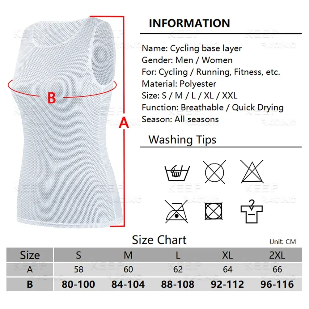 Color: Black, Size: S - Women Cycling Base Layers Colorful Cycling Jersey Blue Quick Dry Vest Breathable Pink Undershirt Elastici Vest Road Bike Jerseys