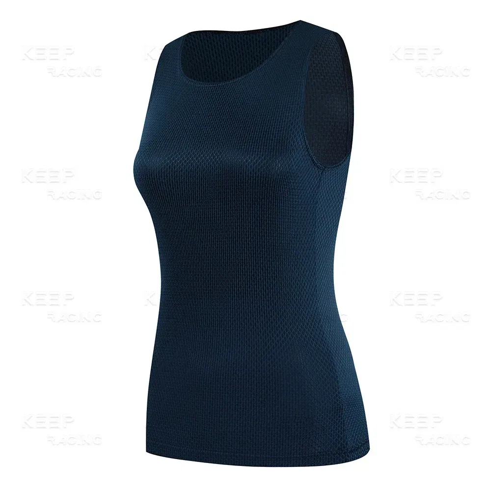 Color: Black, Size: S - Women Cycling Base Layers Colorful Cycling Jersey Blue Quick Dry Vest Breathable Pink Undershirt Elastici Vest Road Bike Jerseys