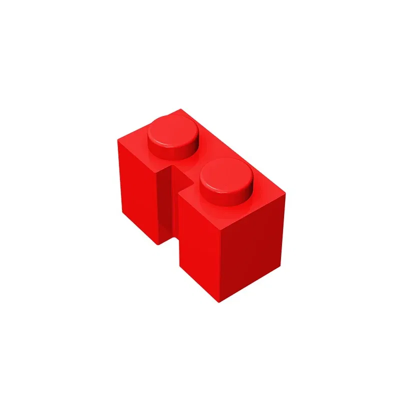 Color: VIOLET/?«?—?…° - Gobricks GDS-798 BRICK 1X2 W. GROOVE compatible with lego 4216 children's DIY Educational Building Blocks Technical
