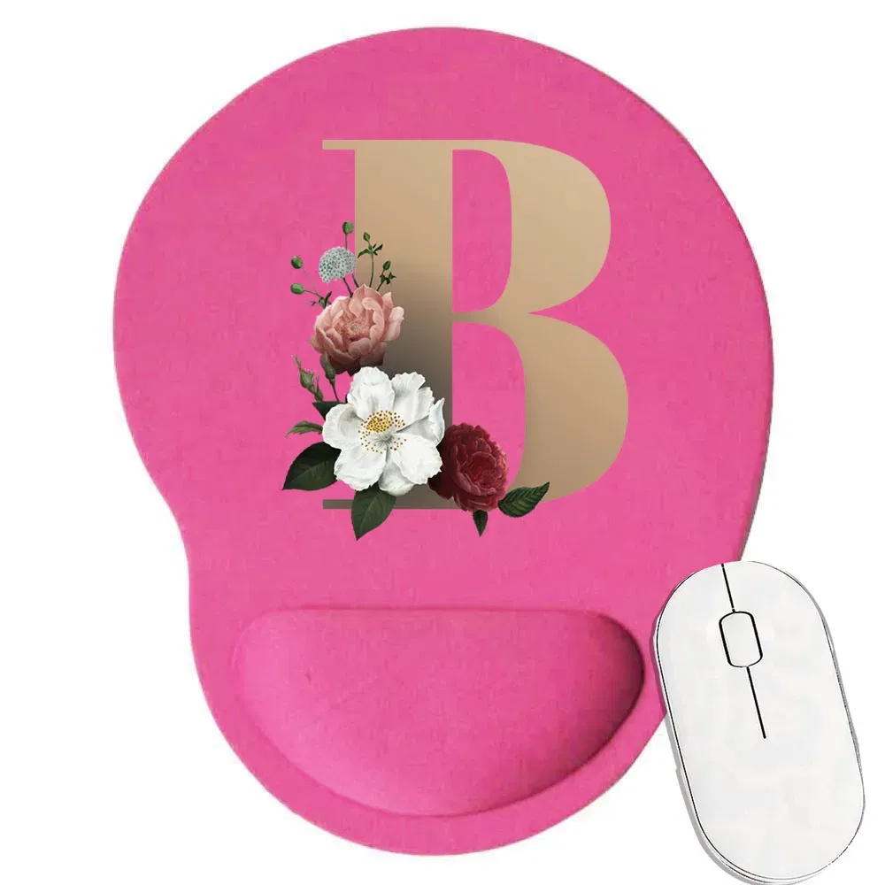 Color: Orange - Mouse Pad Gaming MousePad Premium Mousepad Speed and Control Desk Pad Pink Mouse Mat High-Grade Desk Mat Gold Letter Series