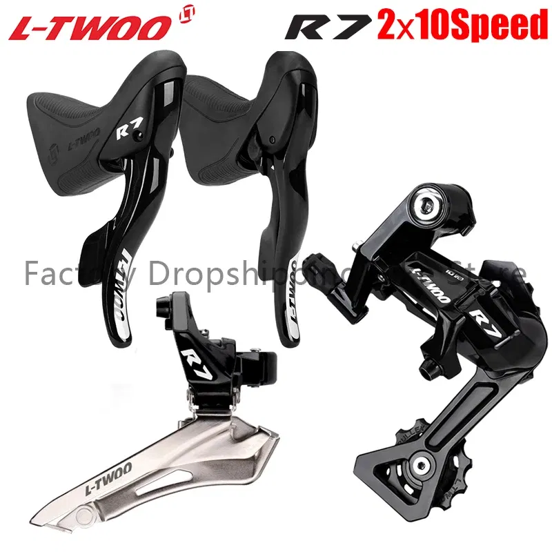 Color: WHITE - LTWOO R7 Road Bike 2X10 Speed Derailleur Groupset Compatible Shimano SUNSHINE 25T 28T 32T Cassette X10 Chains Bicycle Parts