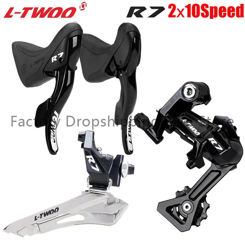 Color: WHITE - LTWOO R7 Road Bike 2X10 Speed Derailleur Groupset Compatible Shimano SUNSHINE 25T 28T 32T Cassette X10 Chains Bicycle Parts