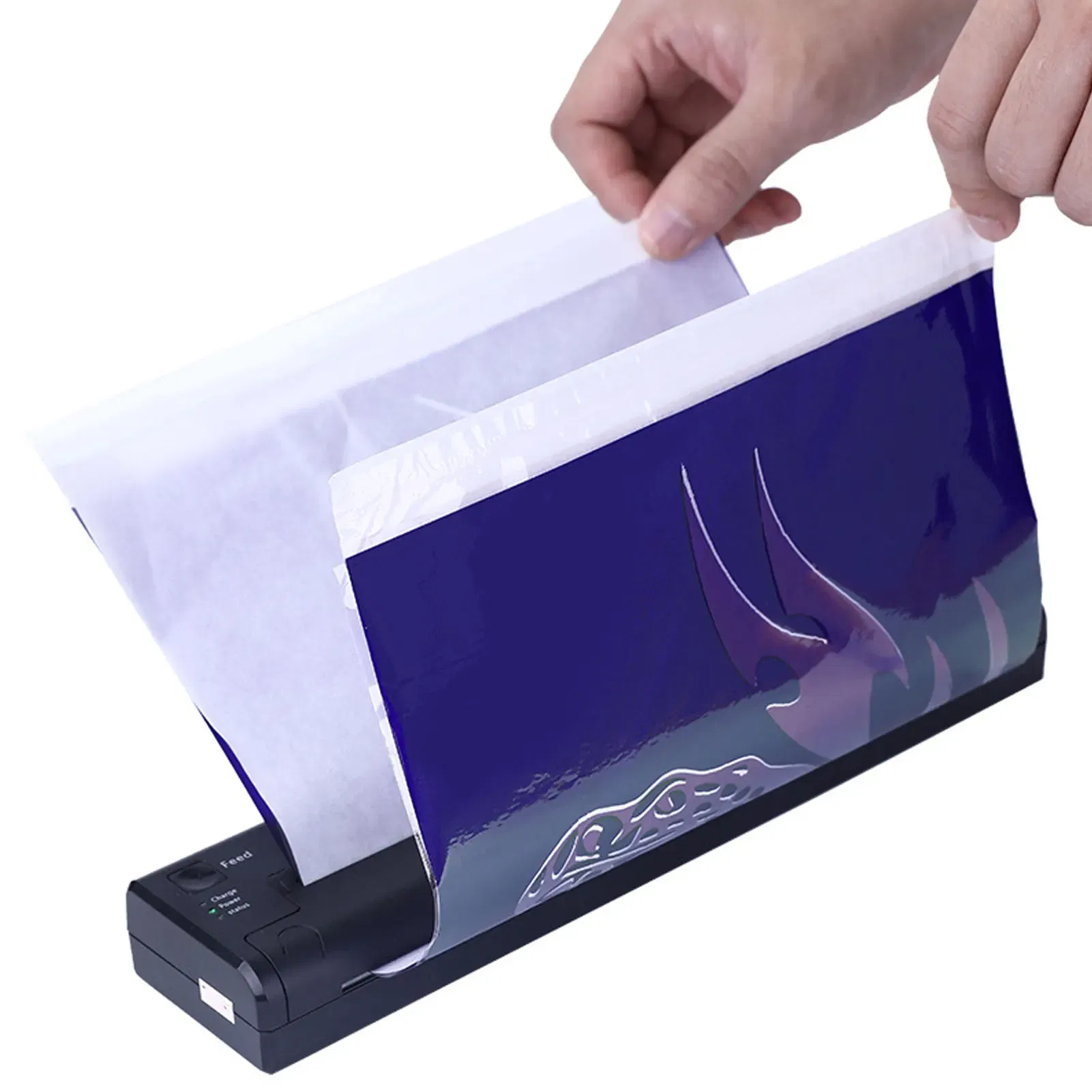 50pcs Clear Pattern Thermal Tattoo TransferTransparent Tattoo Transfer Paper Tattoo Stencil Film Paper Stencil Accessories