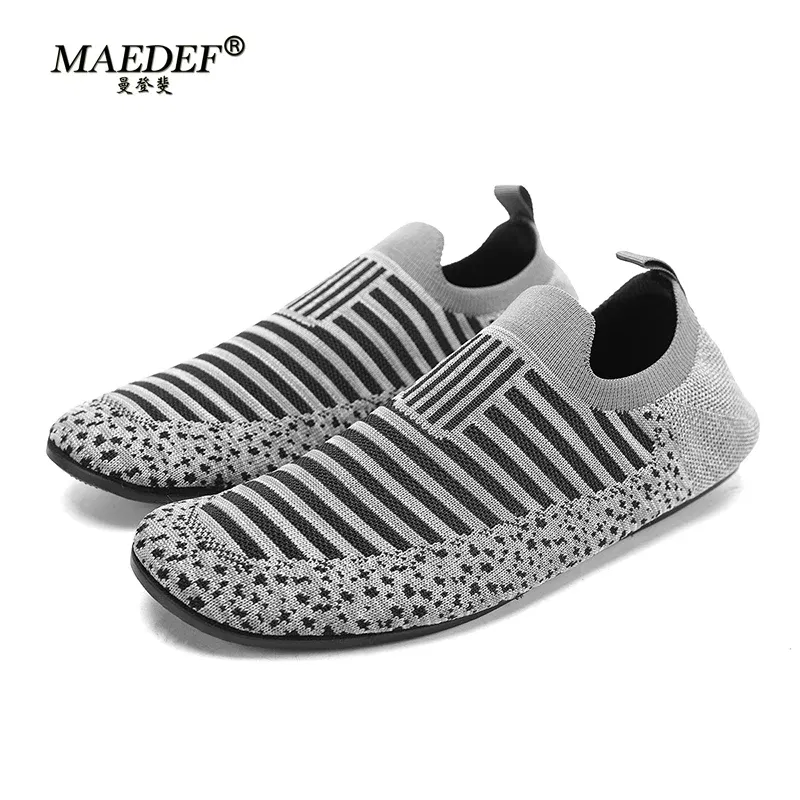 Color: SKY BLUE, Shoe Size: 37 - MAEDEF Mens Shoes Comfortable Casual Shoes Men Home Slippers Lightweight Breathable Walking Moccasins Thin Bottom House Shoes