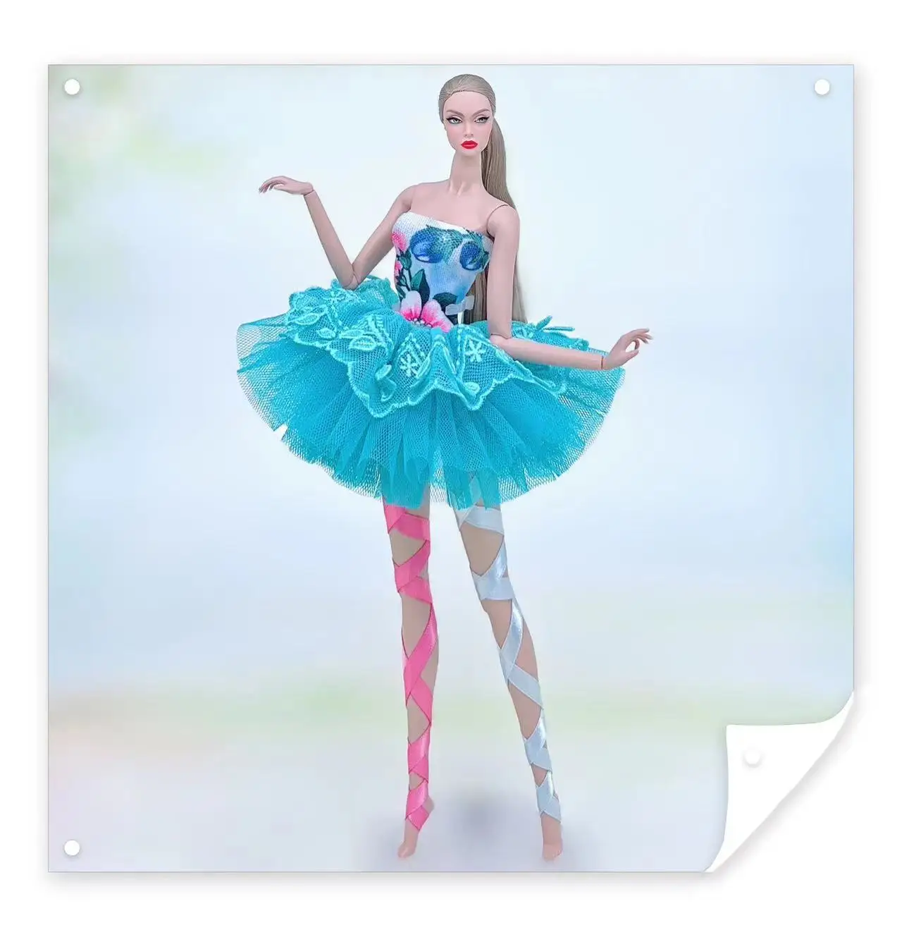 Color: Navy Blue - for clothes for barbie ballerina