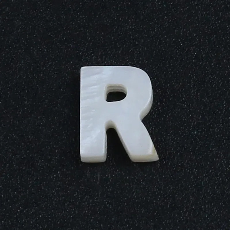 Color: MULTI - Trend DIY Handmade Vertical Capital Letter Pendant Beads Jewelry Making Accessories Necklace Bracelet Letras Materiales