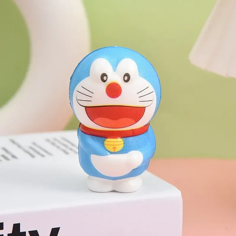 Color: Brown - Disney Stitch Squeeze Toys Cute Cartoon Fashion Spider-Man Soft Slow Rebound Doll Children Stress Relieving Toy Holiday Gifts