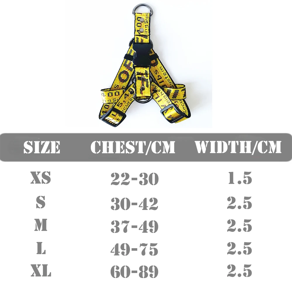Color: Yellow, Size: L - Fashion Dog Collar Leash Set Gold Chain Nylon Pets Dog Collar Leash Long Rope Lettered Collar Perro Collar For Pitbull Puppy Dog