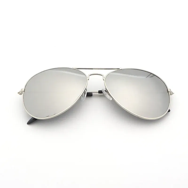 Lenses Color: Silver - New Fashion Sunglasses for Women Men Pilot Round Gradient Mirror Wen Outdoor Driving Glasses Oculos О?‡ки Со?»н?µ?‡н?‹?µ Му?¶ски?µ