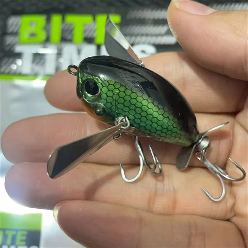 Color: Pink - luretv Japanese JACKALL SAME STYLE MICRO POMPADOUR Small Water Cicada 6.5g
