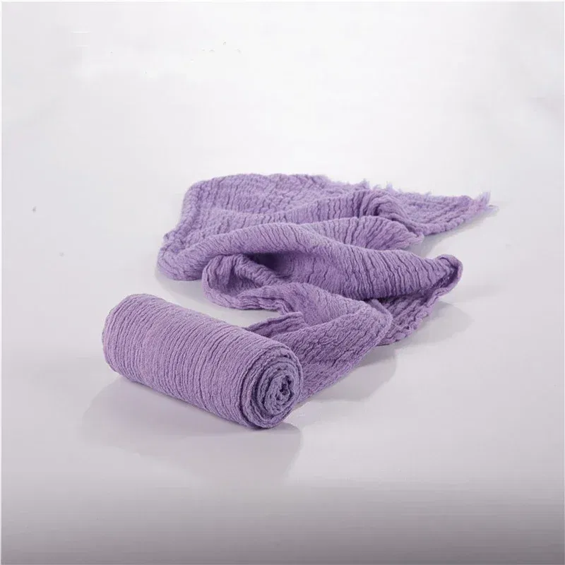 Color: Lavender - Newborn Photography Props Wrap Baby Blanket Soft Stretchable Cotton Swaddling Photography Backdrop Babies Accessories